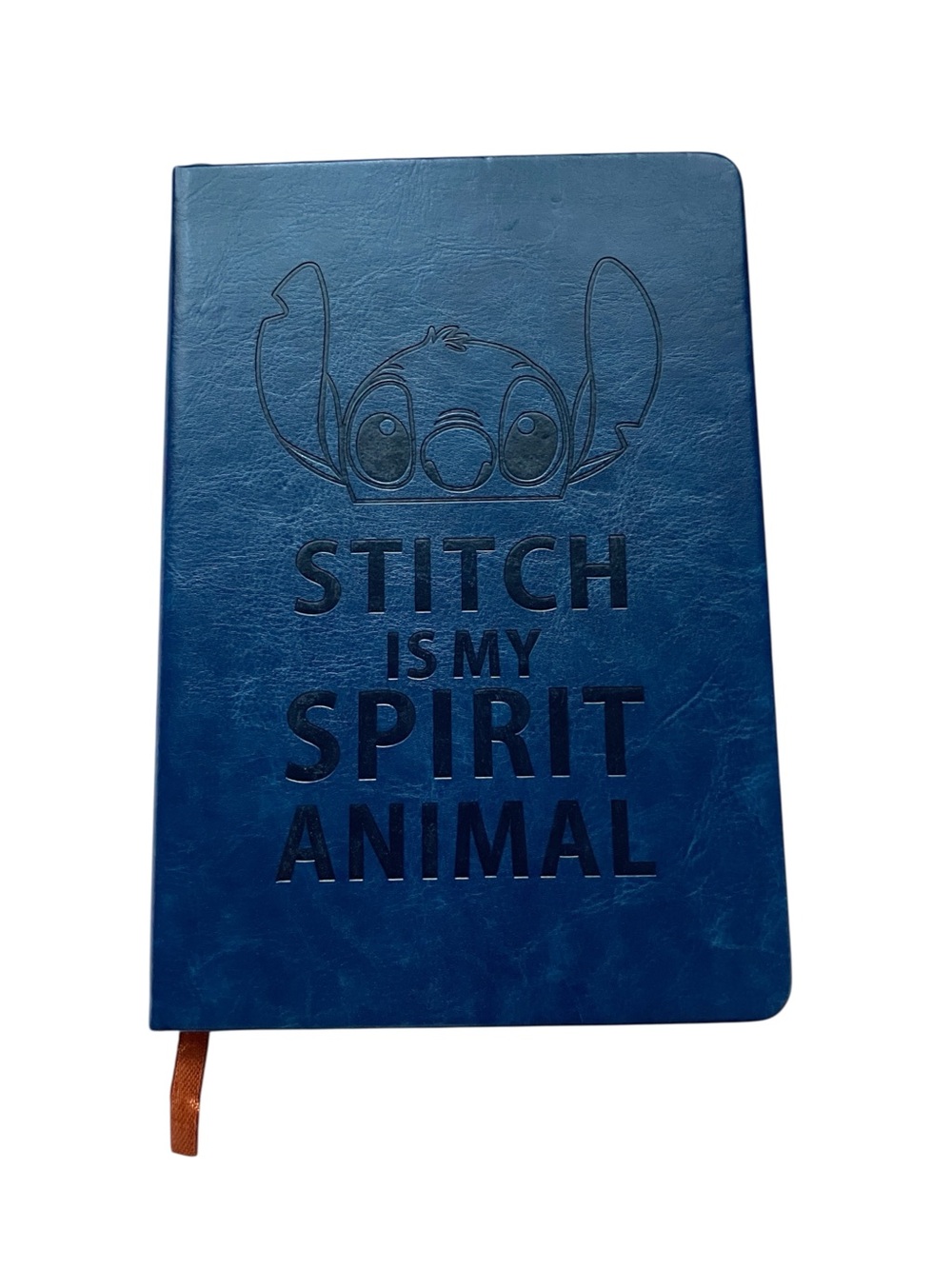 DISNEY “Stitch Is My Spirit Animal” Blue Journal Notebook NEW